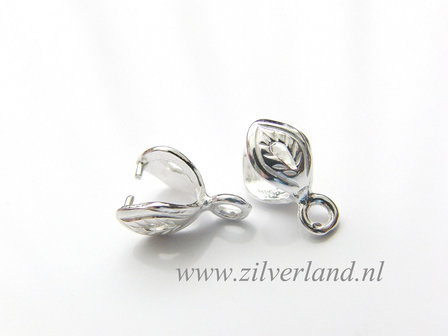 Sterling Zilveren Hangerklem- Blaadje