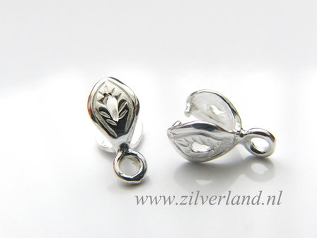 Sterling Zilveren Hangerklem- Blaadje