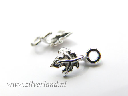 Sterling Zilveren Hangerklem met Pin- Blaadje