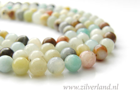 6mm Amazoniet Edelstenen Kralen