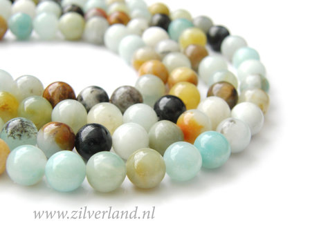 8mm Amazoniet Edelstenen Kralen
