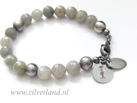 Handgemaakte Edelstenen Armband met Labradoriet