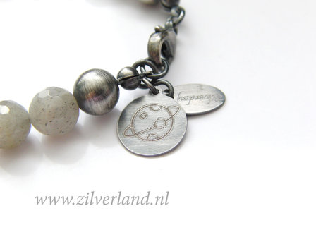 Handgemaakte Edelstenen Armband met Labradoriet