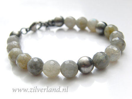 Handgemaakte Edelstenen Armband met Labradoriet