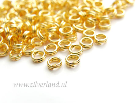 10 Stuks 4mm Sterling Zilveren Splitringetjes