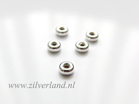 10 Stuks 4,5mm Sterling Zilveren Kralen