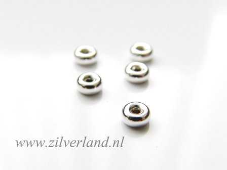 10 Stuks 4,5mm Sterling Zilveren Kralen