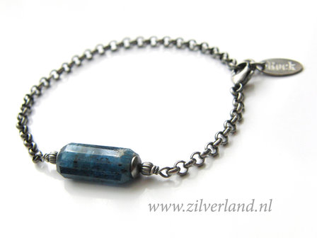 Handgemaakte Edelstenen Armband met Kyaniet