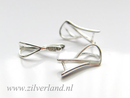 1 Stuk Sterling Zilveren Hangerklem