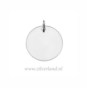 15mm-0,35mm Sterling Zilveren Hanger- Rond