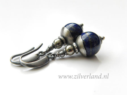 Edelstenen Oorbellen met Lapis Lazuli