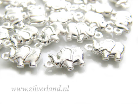 1 Stuk Sterling Zilveren Bedel- Olifant