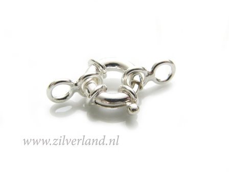 12mm Sterling Zilveren Veerring Slot
