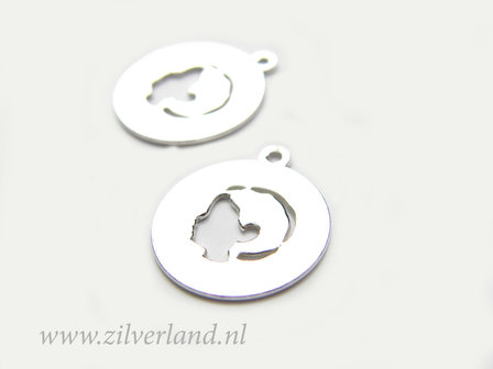 1 Stuk Sterling Zilveren Hanger- Jongen