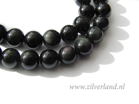 8mm Regenboog Obsidiaan Kralen