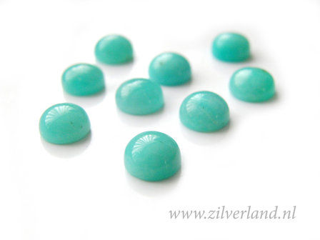 1 Stuk 8mm Amazoniet Cabochon