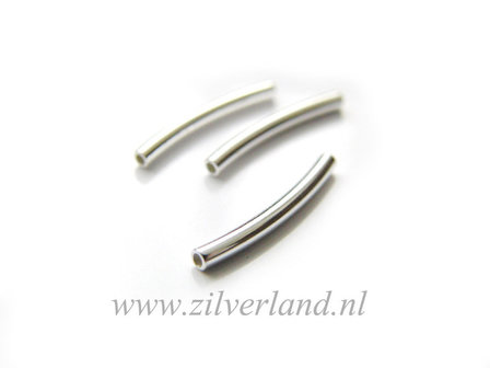 10 Stuks 15mm Sterling Zilveren Buiskralen