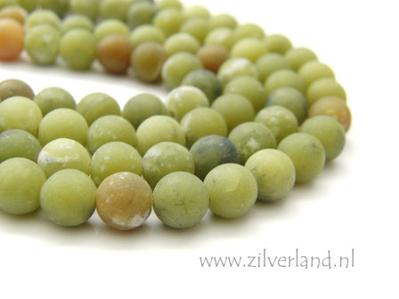 8mm Groene Jade Edelstenen Kralen- Mat