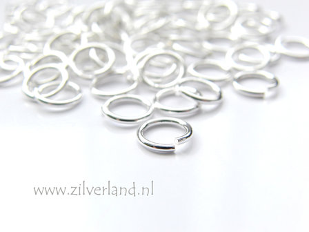 10 Stuks 1,0x7,0mm Sterling Zilveren Montageringen