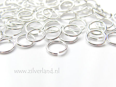 10 Stuks 1,0x8,0mm Sterling Zilveren Montageringen