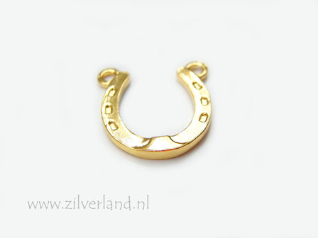 Sterling Zilveren Hanger- Hoefijzer Verguld