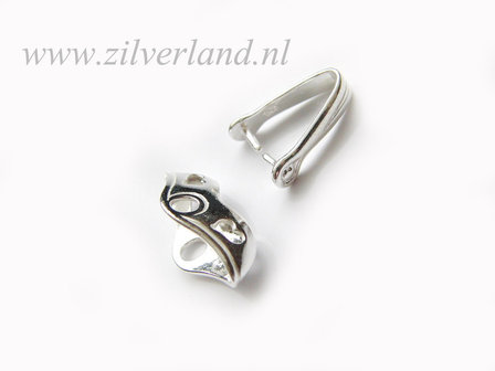 Sterling Zilveren Hangerklem voor Swarovski Hart