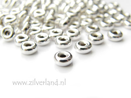 10 Stuks 5,5mm Sterling Zilveren Kralen 