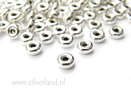 10 Stuks 5,5mm Sterling Zilveren Kralen 