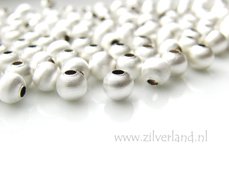 10 Stuks 6mm Sterling Zilveren Kralen- Gesatineerd