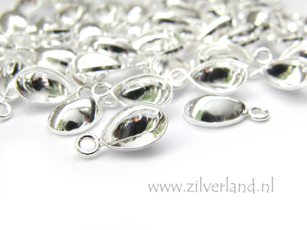 10mm Sterling Zilveren Hanger voor UV Hars/Resin of Swarovski Druppel