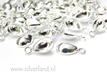 10mm Sterling Zilveren Hanger voor UV Hars/Resin of Swarovski Druppel