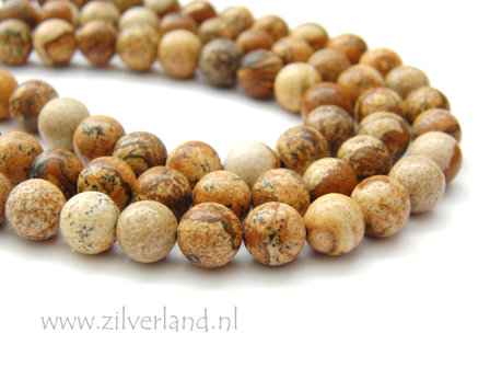 8mm Landschap Jaspis Edelsteen Kralen