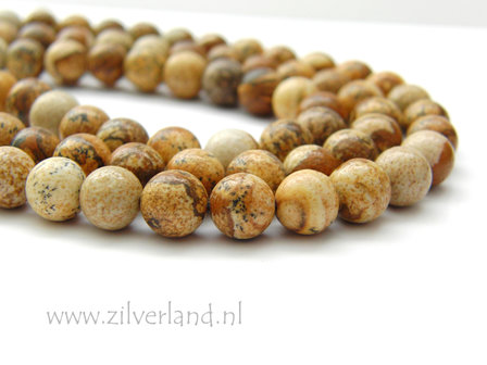 8mm Landschap Jaspis Edelsteen Kralen