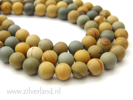 10mm Amerikaanse Landschap Jaspis Edelsteen Kralen- Mat