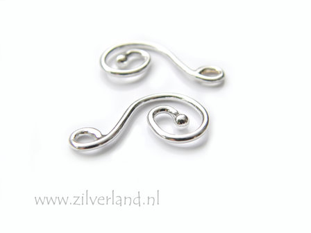 20mm Sterling Zilveren Haakslot