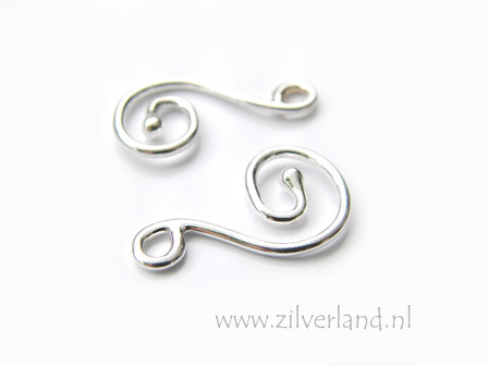 20mm Sterling Zilveren Haakslot