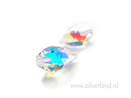 Swarovski Twisted Drop Kristal &quot;Crystal AB&quot;