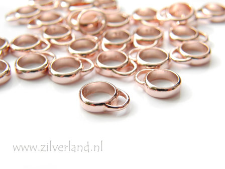 1 Stuk Sterling Zilveren Hangeroog- Rose Verguld