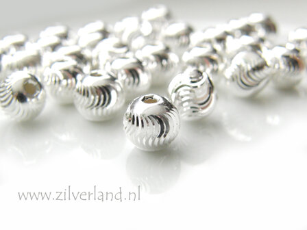 10 Stuks 8mm Sterling Zilveren Kralen