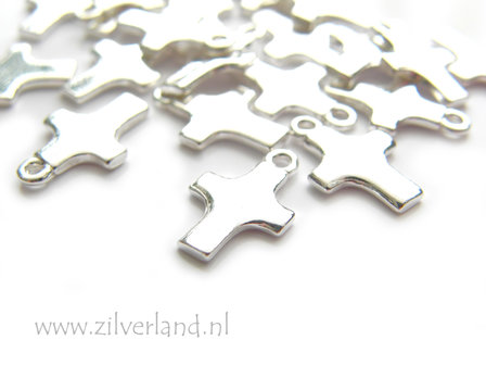 1 Stuk Sterling Zilveren Hanger- Kruis