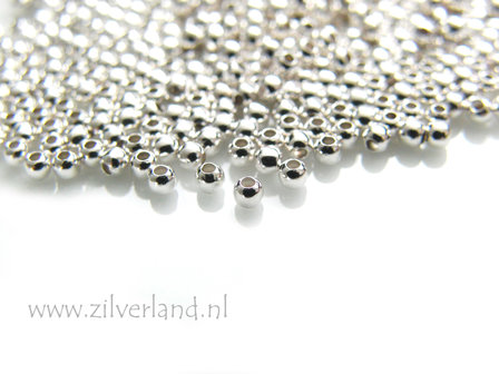 100 Stuks 2mm Sterling Zilveren Kralen