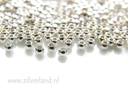 100 Stuks 2,5mm Sterling Zilveren Kralen