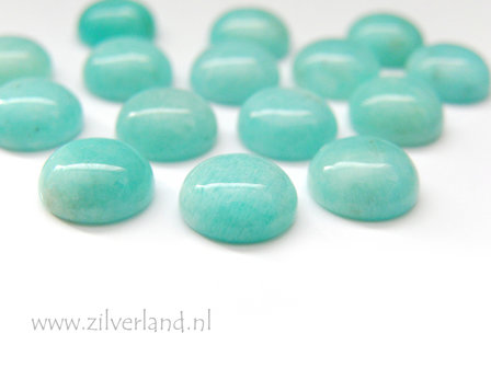 1 Stuk 10mm Amazoniet Cabochon