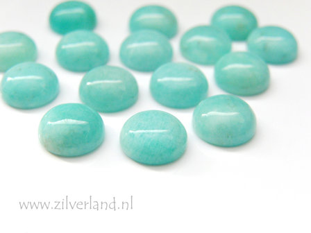 1 Stuk 10mm Amazoniet Cabochon