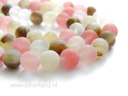 10mm Fire Cherry Kwarts- Mat