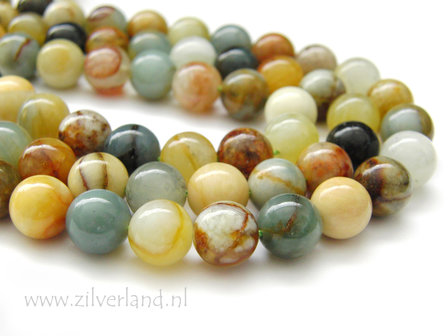 10mm Flower Jade Edelsteen Kralen