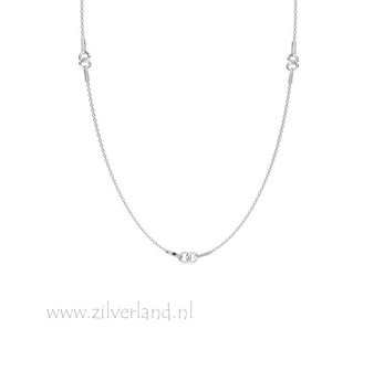 1,0mm Sterling Zilveren Collier Anker- 45cm