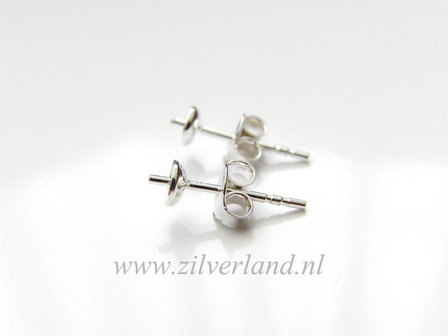 4mm Sterling Zilveren Oorstekers