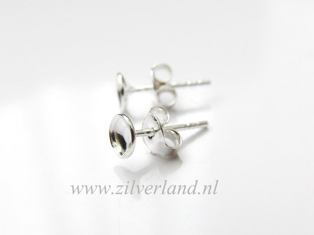 Sterling Zilveren Oorstekers 5mm