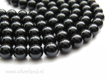 8mm Zwarte Toermalijn Edelstenen Kralen